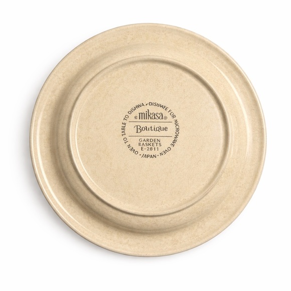 Mikasa Garden Baskets E-2611 Japan 8” Salad Plates Set of 2 - Picture 2 of 2